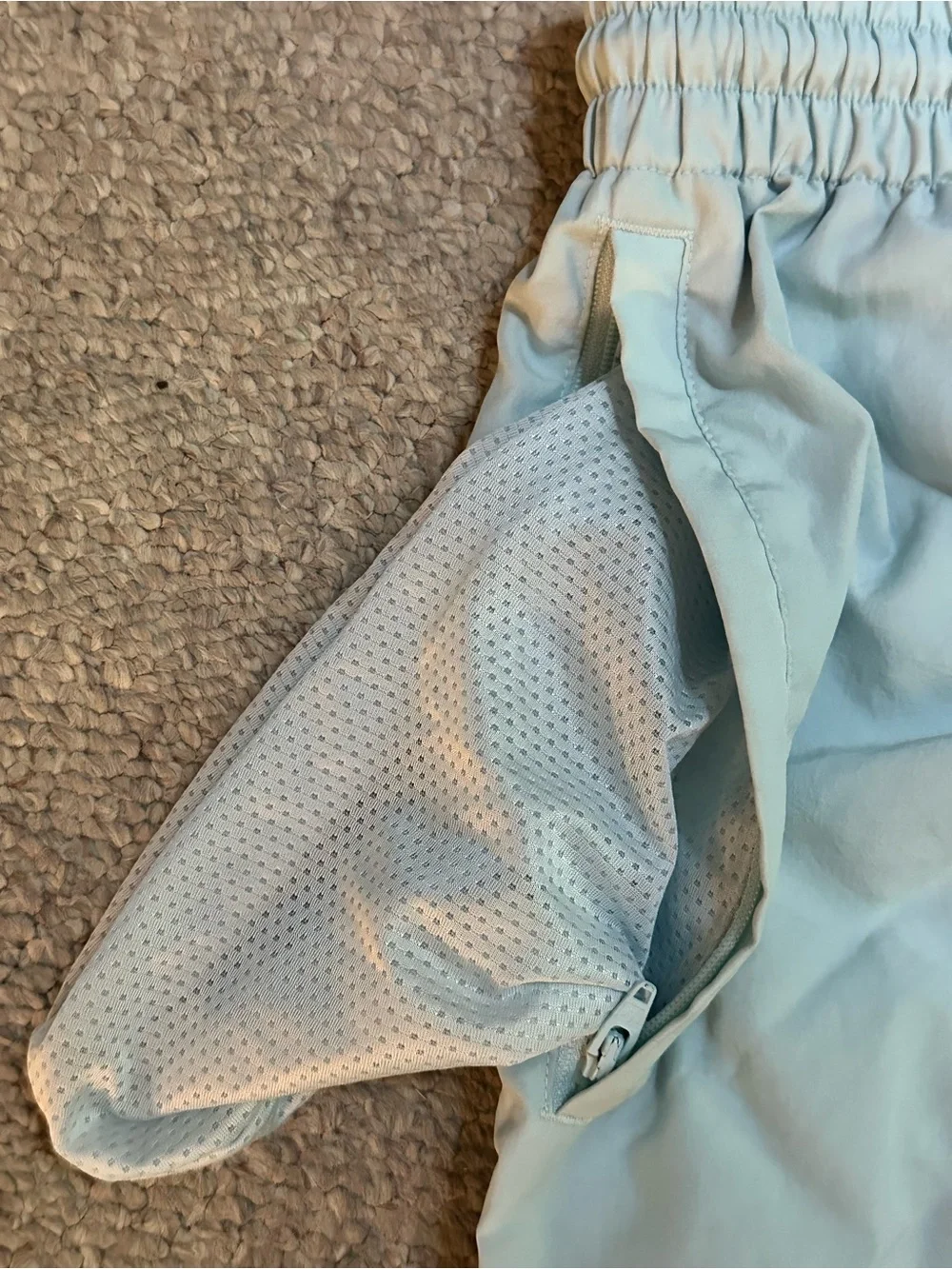 adidas Light Blue Men's Athletic Shorts